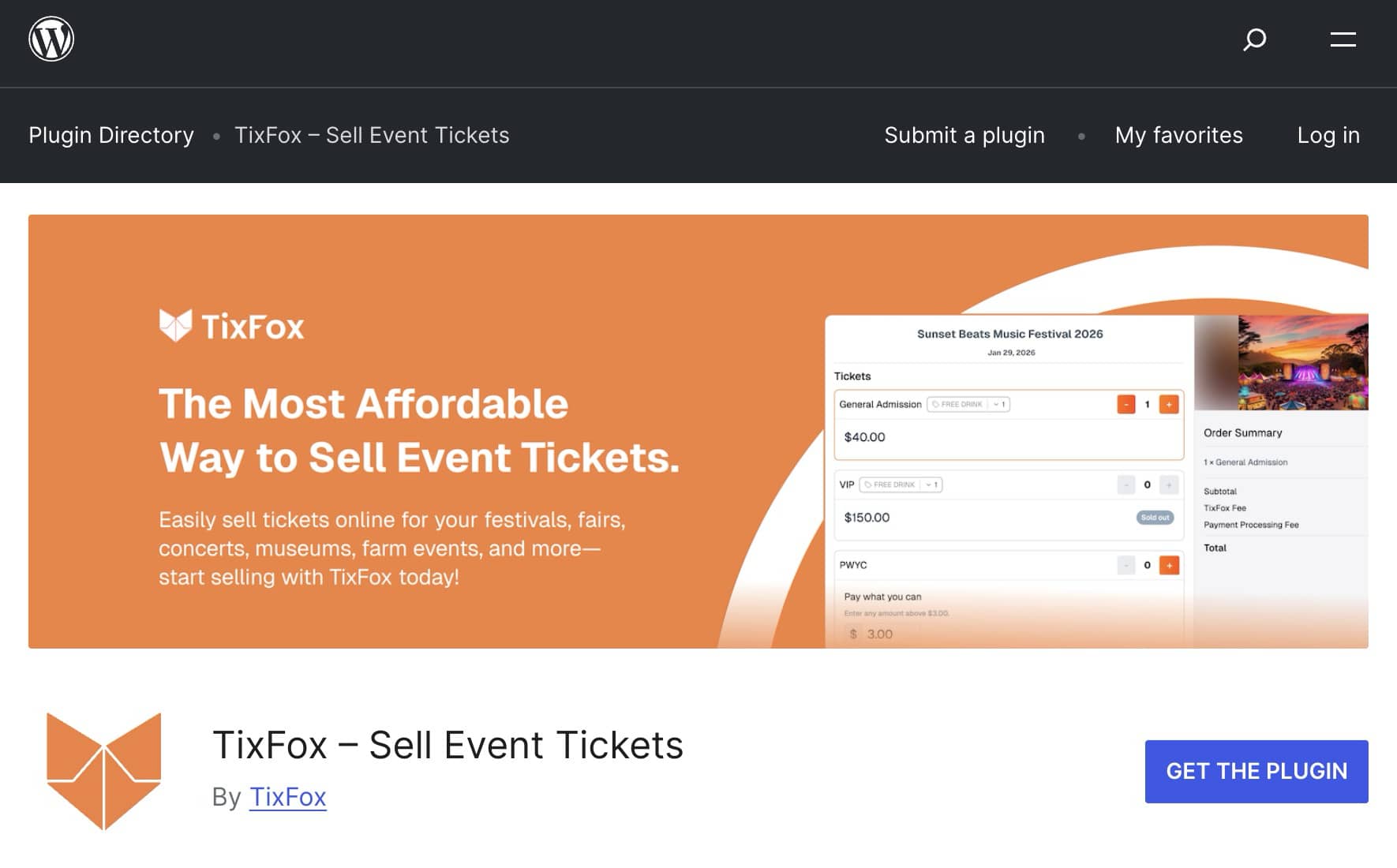 TixFox &ndash; Sell Event Tickets